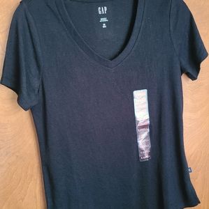 🦩3/$30 Gap Black Modal V-neck - size xs